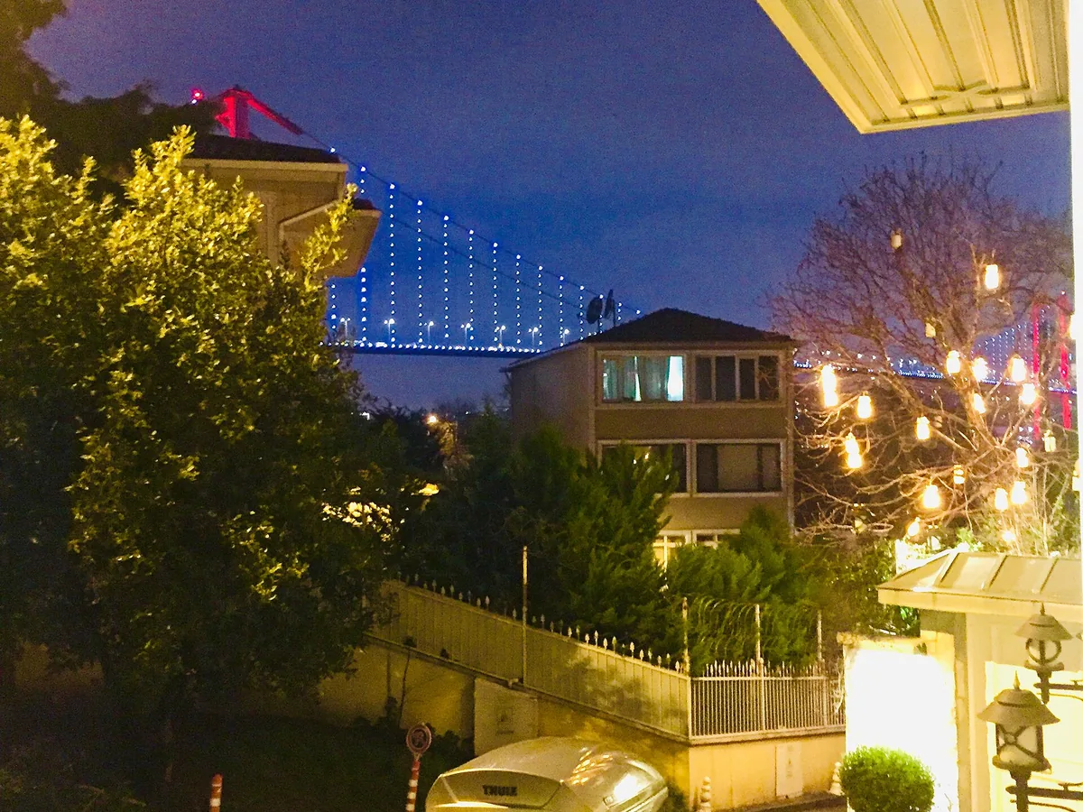 International travel view across Istanbul and the Bosphorus